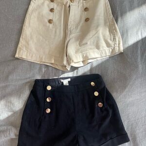 High waist nautical shorts H&M Zara